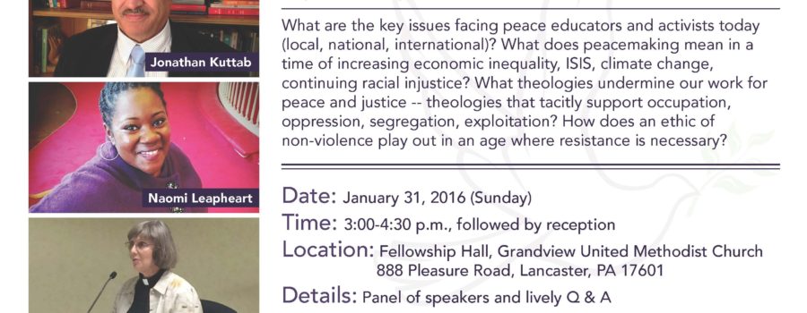 About Our Speakers, Peacemaking in the 21st Century